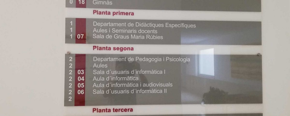 creacion de señales y directorios en Lleida