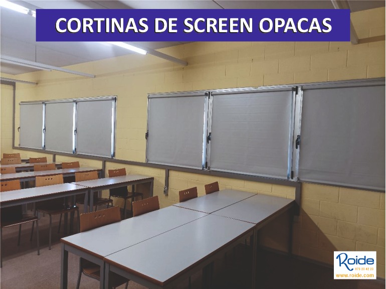 cortinas screen opacas Lleida
