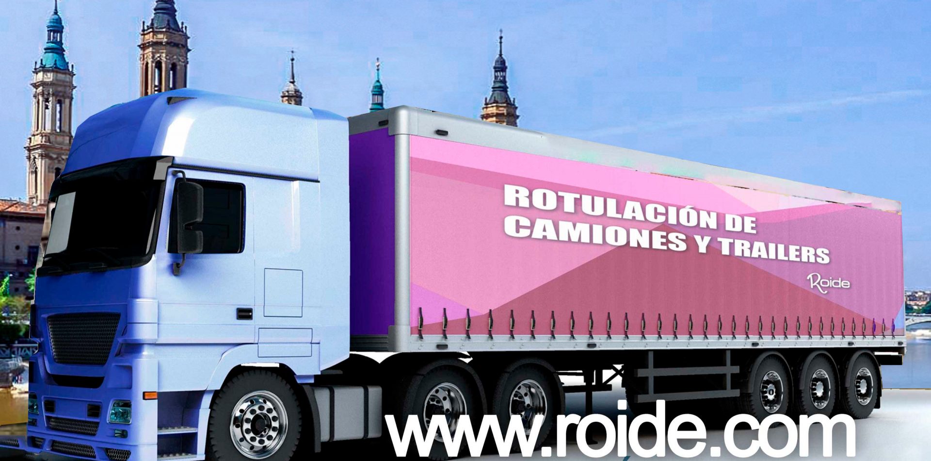 Rotulación de camiones y traileres en Zaragoza