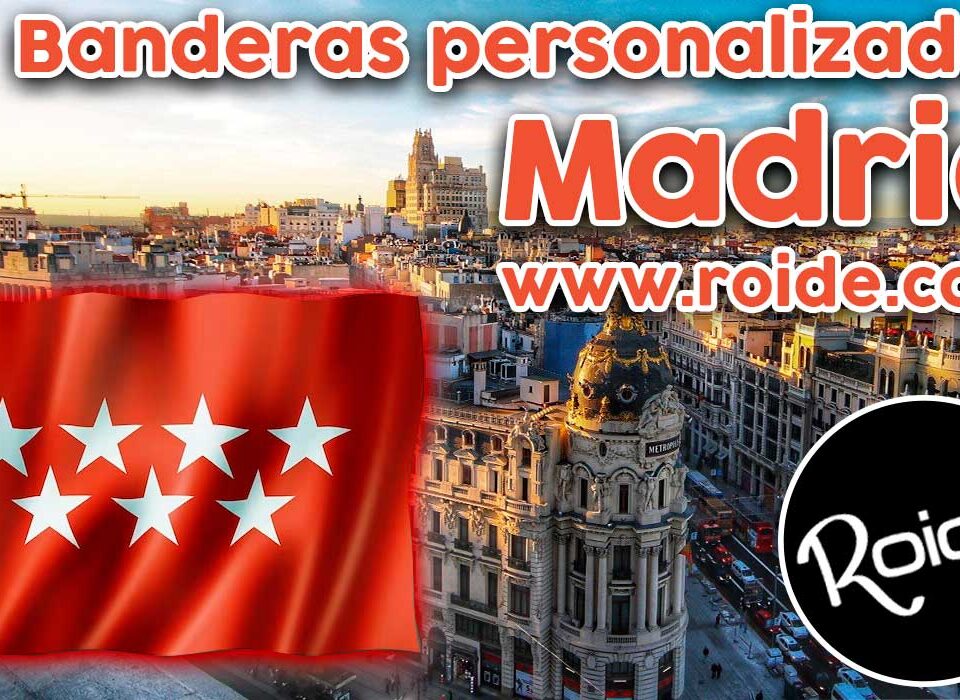 Comprar banderas personalizadas en Madrid